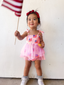 Muslin Tutu Bubble, American Flag Pink