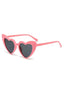 Kids Heart Sunglasses, Pastel Pink