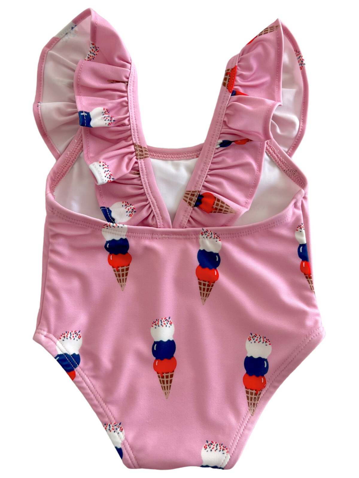 Pink Ice Cream / Isla Swimsuit / UPF 50+