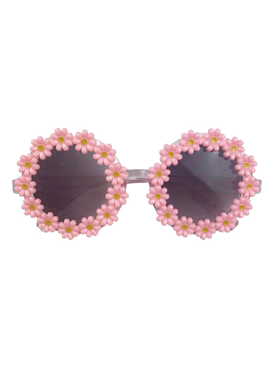 Kids Mini Flower Sunglasses, Pink