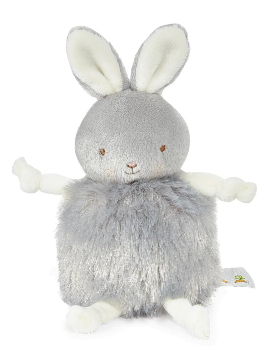 Plush Roly Poly Bunny, Bloom Grey