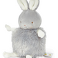 Plush Roly Poly Bunny, Bloom Grey