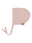 Pointelle Knit Bonnet, Bubblegum