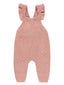 Pointelle Knit Overalls, Lipstick