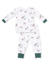 Long Sleeve Loungewear Set, Pointer Pups and Duck Buddies
