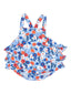 Ruffle Sunsuit, Poppy Days