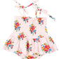 Smocked Bubble w/ Skirt, Pretty Bouquets