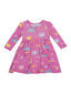 Long Sleeve Twirly Dress, Princess Crowns