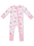 2-Way Zip Romper, Princess Unicorns and Castles