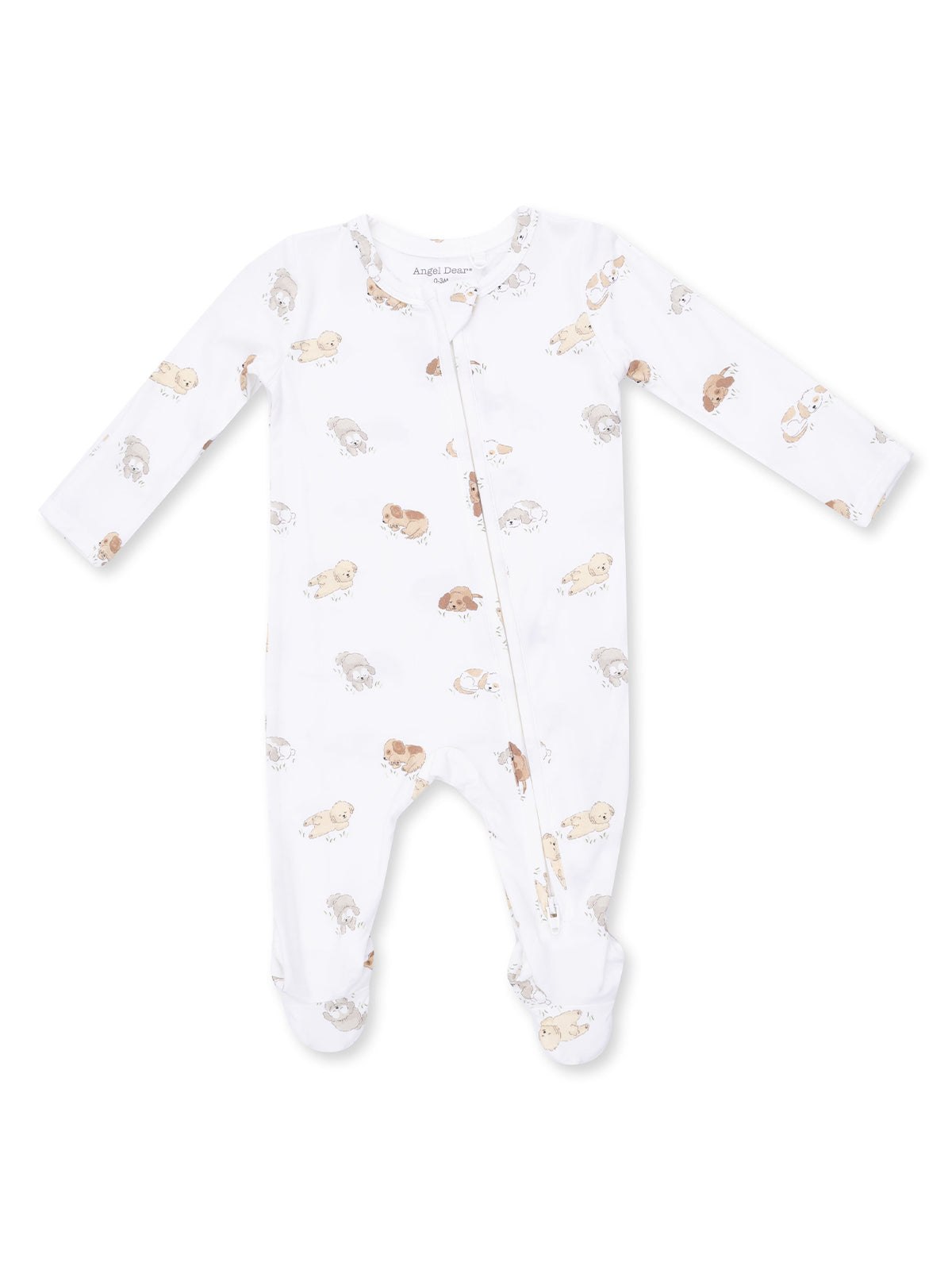 2-Way Zip Footie, Puppy Snuggle Club