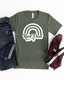 Rad Dad Men's Graphic Tee, Army Green