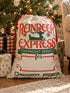 Drawstring Santa Sack, Reindeer Express
