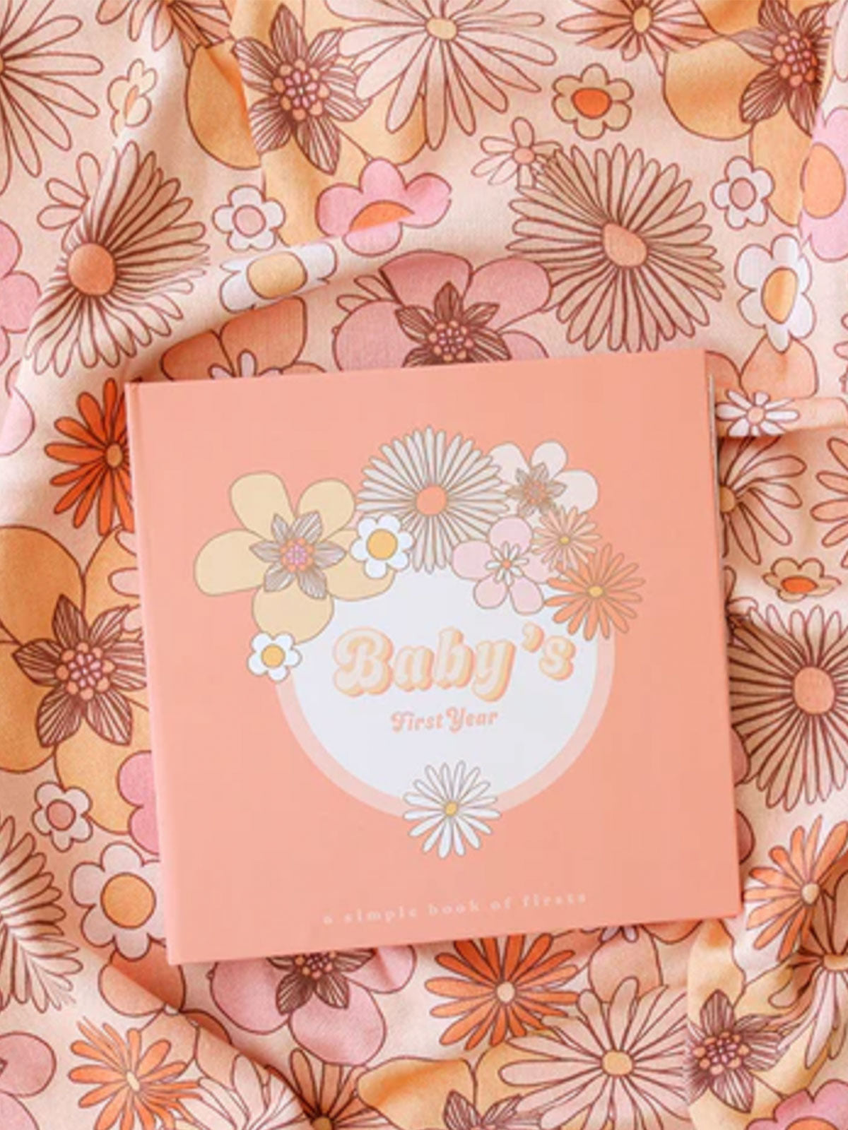 5 order Year Baby Memory Book - Spring Floral