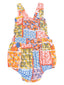 Ruffle Bubble Sunsuit, Ric Rac Patchwork