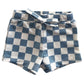 Blueberry Muffin Checkerboard / Riviera Swim Short / UPF 50+
