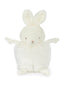 Plush Roly Poly Bunny, White