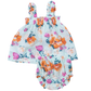 Ruffly Strap Top & Bloomer, Soft Petals Floral