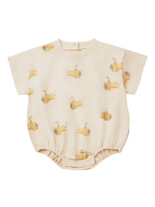 Rylee & Cru Relaxed Bubble Romper, Submarine