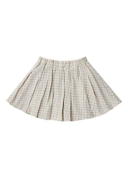 Rylee & Cru Pleated Skirt, Laurel Plaid