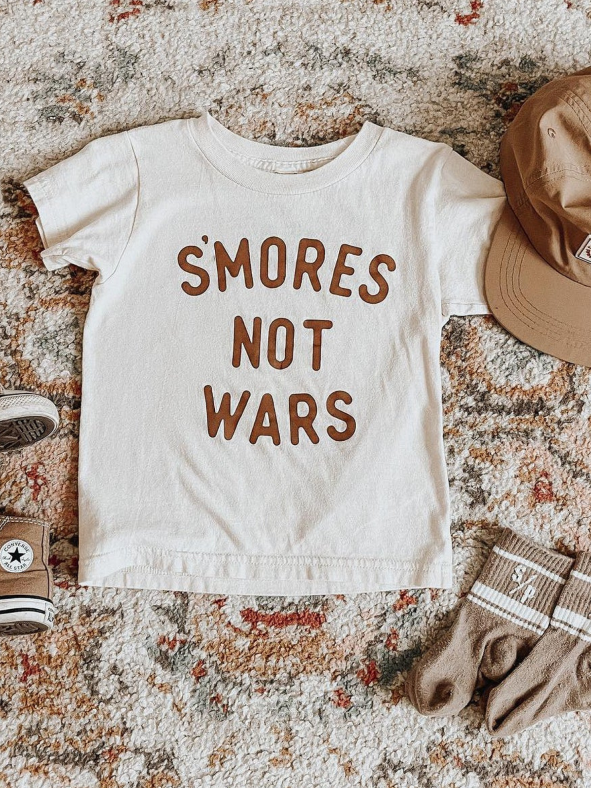 S'mores Not Wars Kids Tee, Natural