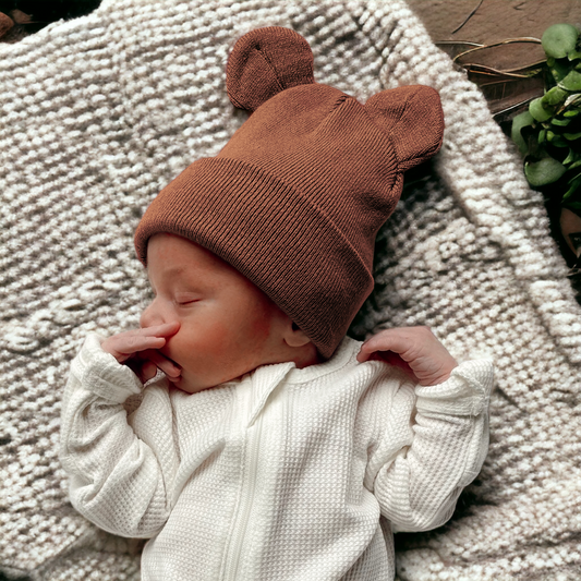 Baby's First Hat, Sandalwood Bear