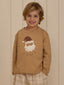 Rylee & Cru Raw Edge Long Sleeve Tee, Santa