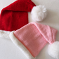 Santa Knit Hat, Pink