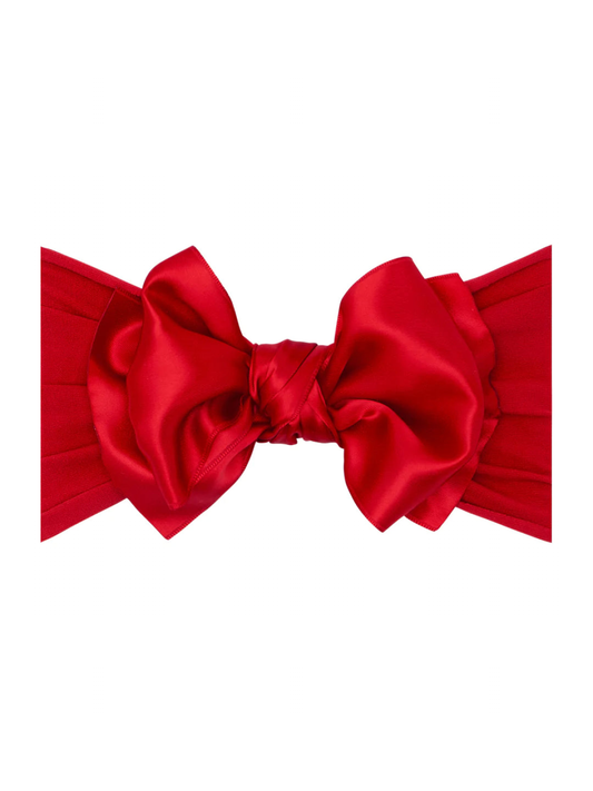 Satin FAB-BOW-LOUS Bow, Cherry Red