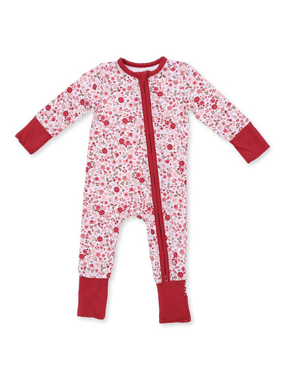 2-Way Zip Romper, Serene Floral