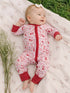 2-Way Zip Romper, Serene Floral
