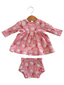 Organic Waffle Simple Dress & Bloomer, Sister Bunny