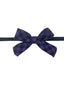 Skinny Bow, Purple Plaid