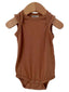 Sleeveless Bodysuit, Caramel