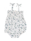 Tie Strap Smocked Bubble, Baby's Breath Floral