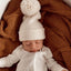 Baby's First Hat®, Sand/White Stripe Pom