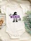 So Wicked Cute Glitter Short Sleeve Bodysuit, Cream