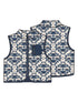 Fleece Zip Vest, Southwest Navy