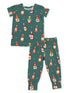 Short Sleeve Loungewear Set, Spice Spice Baby