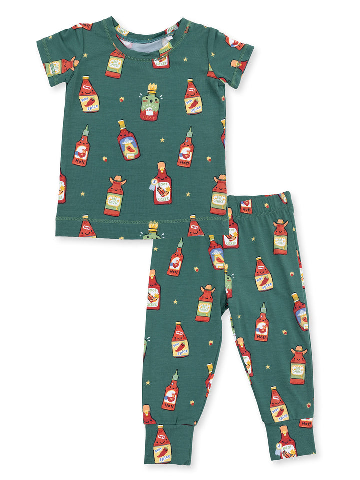 Short Sleeve Loungewear Set, Spice Spice Baby