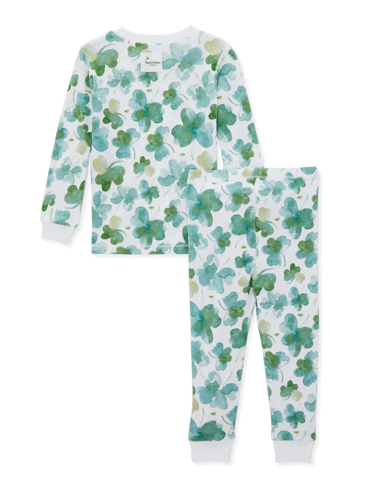 St Patrick s Day Organic 2 Piece Pajama Set Cutest Clover SpearmintLOVE