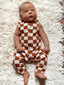 Stracciatella Checkerboard / Organic Bay Jumpsuit