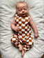 Stracciatella Checkerboard / Organic Bay Jumpsuit