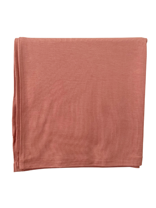 Stretch Swaddle Blanket, Rosewood