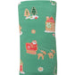 Stretch Swaddle, Green Gingerbread Sleigh