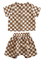 Sundae Checkerboard / Organic Finley Set