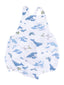 Sunsuit, Watercolor Blue Whales