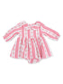 Peter Pan Collar Bubble w/Skirt, Suzie Floral Stripe