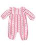 Ruffle Sleeve Romper, Suzie Floral Stripe