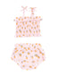 Smocked Ruffle Top & Bloomer, Sweet Clementines