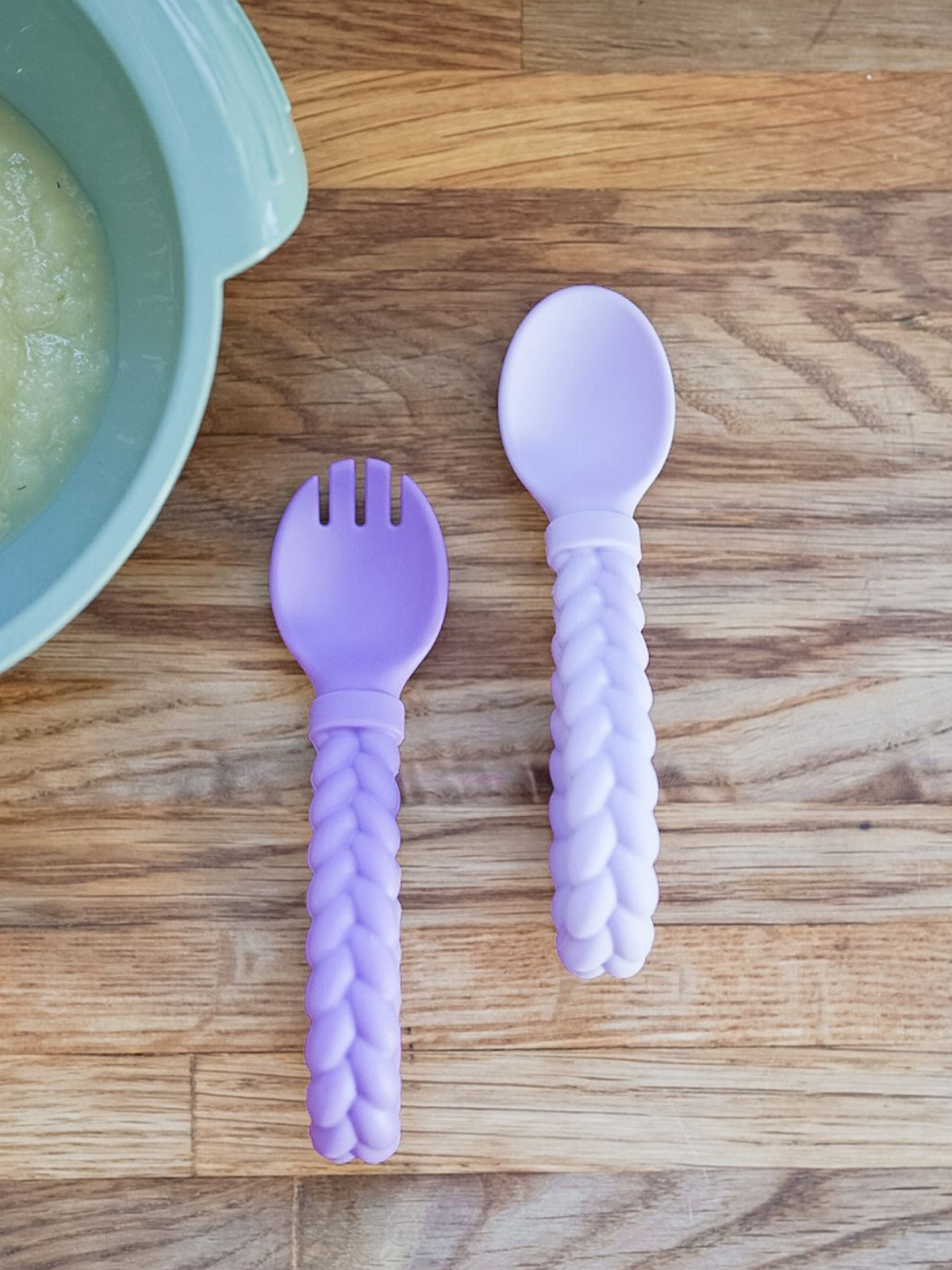 Sweetie Spoon & Fork Set, Purple